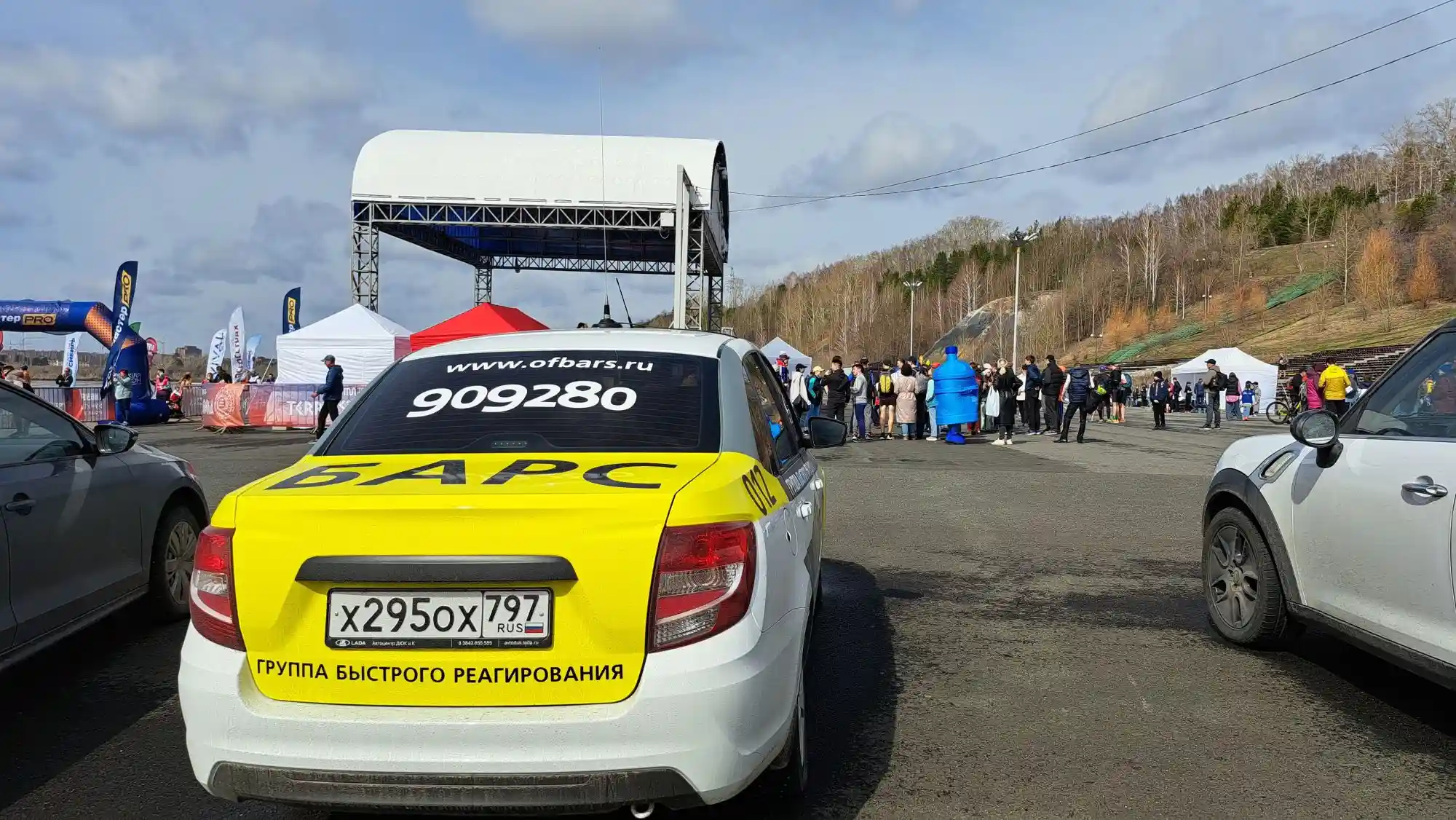 Команда «Барс» обеспечила порядок и безопасность на на забеге памяти Василия Удута