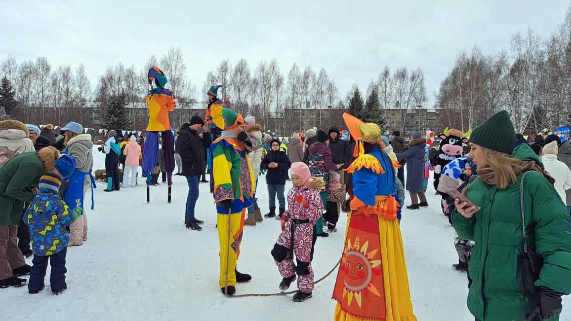 «Барс» обеспечил порядок на масличных гуляниях