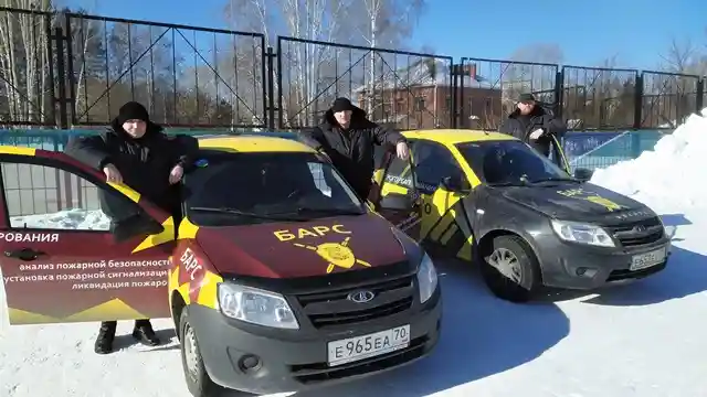 Команда «Барс» обеспечила безопасность на лыжном марафоне