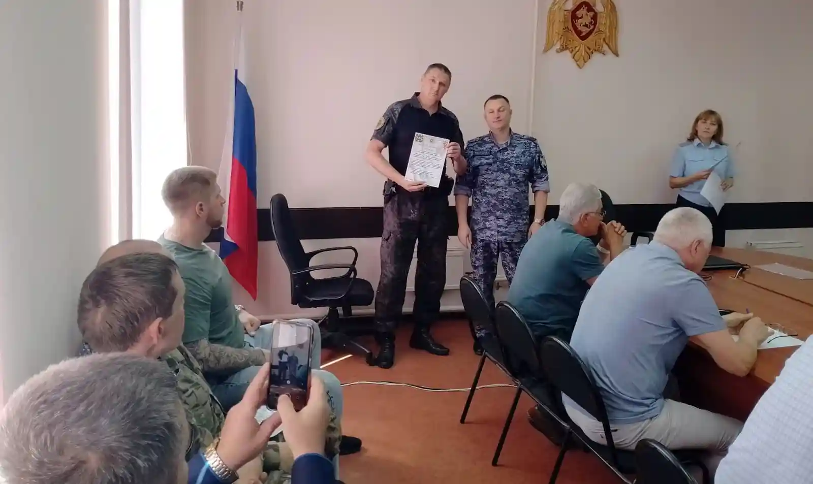 Росгвардия наградила лучших сотрудников «Барса»