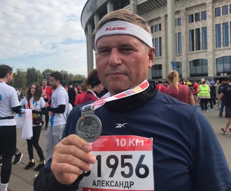 Александр Пташник принял участие в Московском марафоне