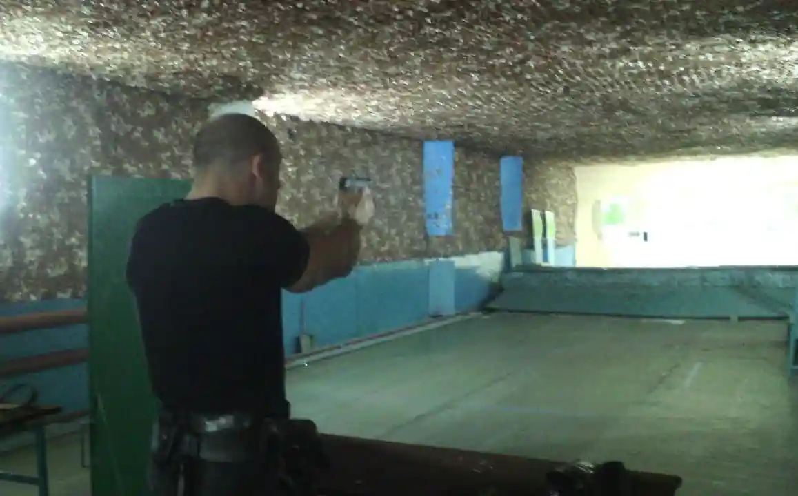 Очередная тренировка по стрельбе прошла успешно