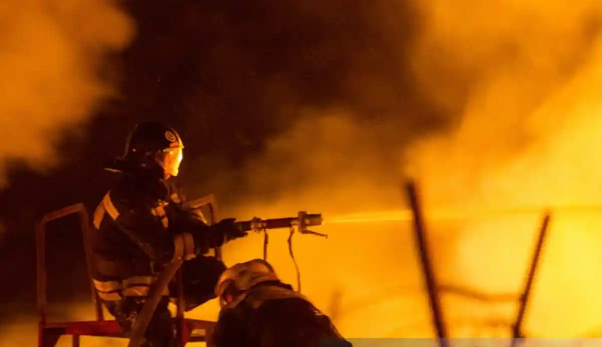 Крупный пожар произошел в Томске