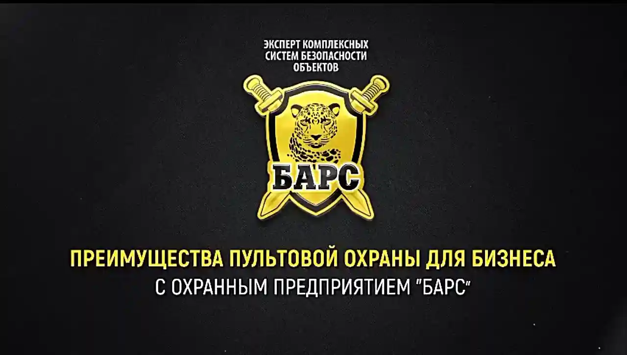 Преимущества пультовой охраны для бизнеса с охранным предприятием «Барс»