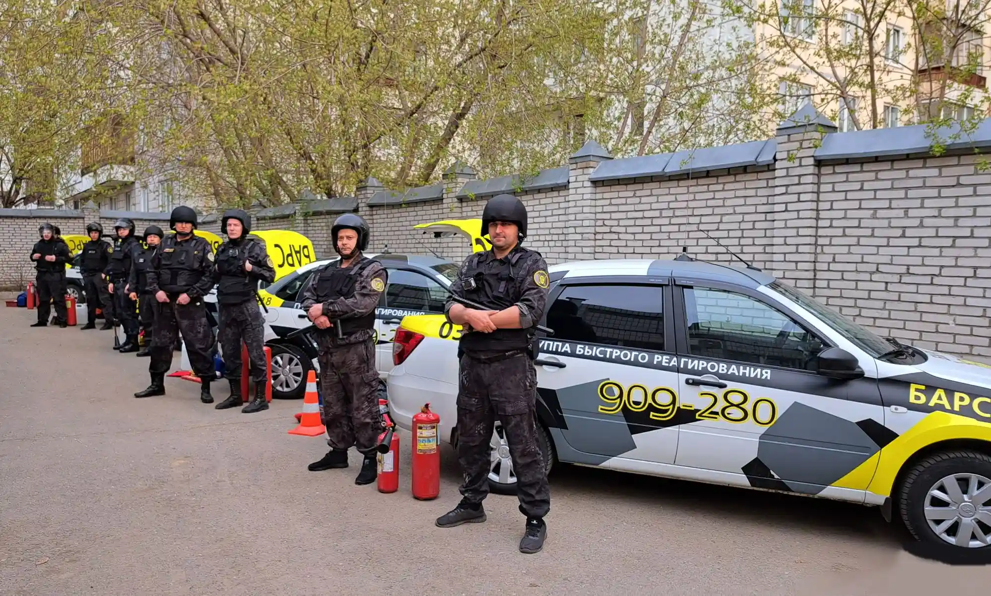 В «Барсе» прошел смотр экипажей ГБР