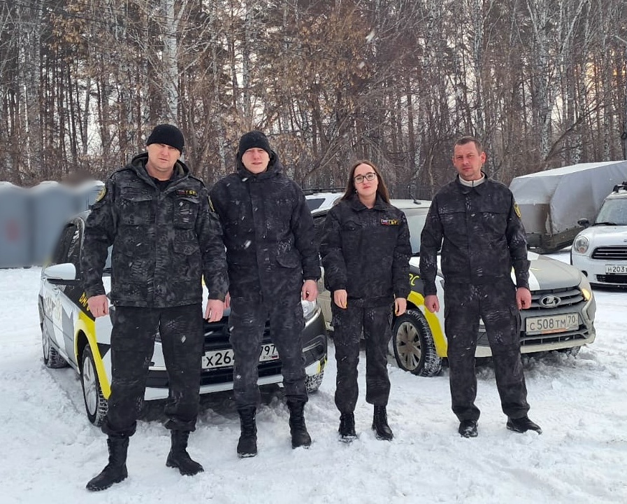 Команда ГБР «Барс» обеспечивает порядок на спортивном празднике в Томске