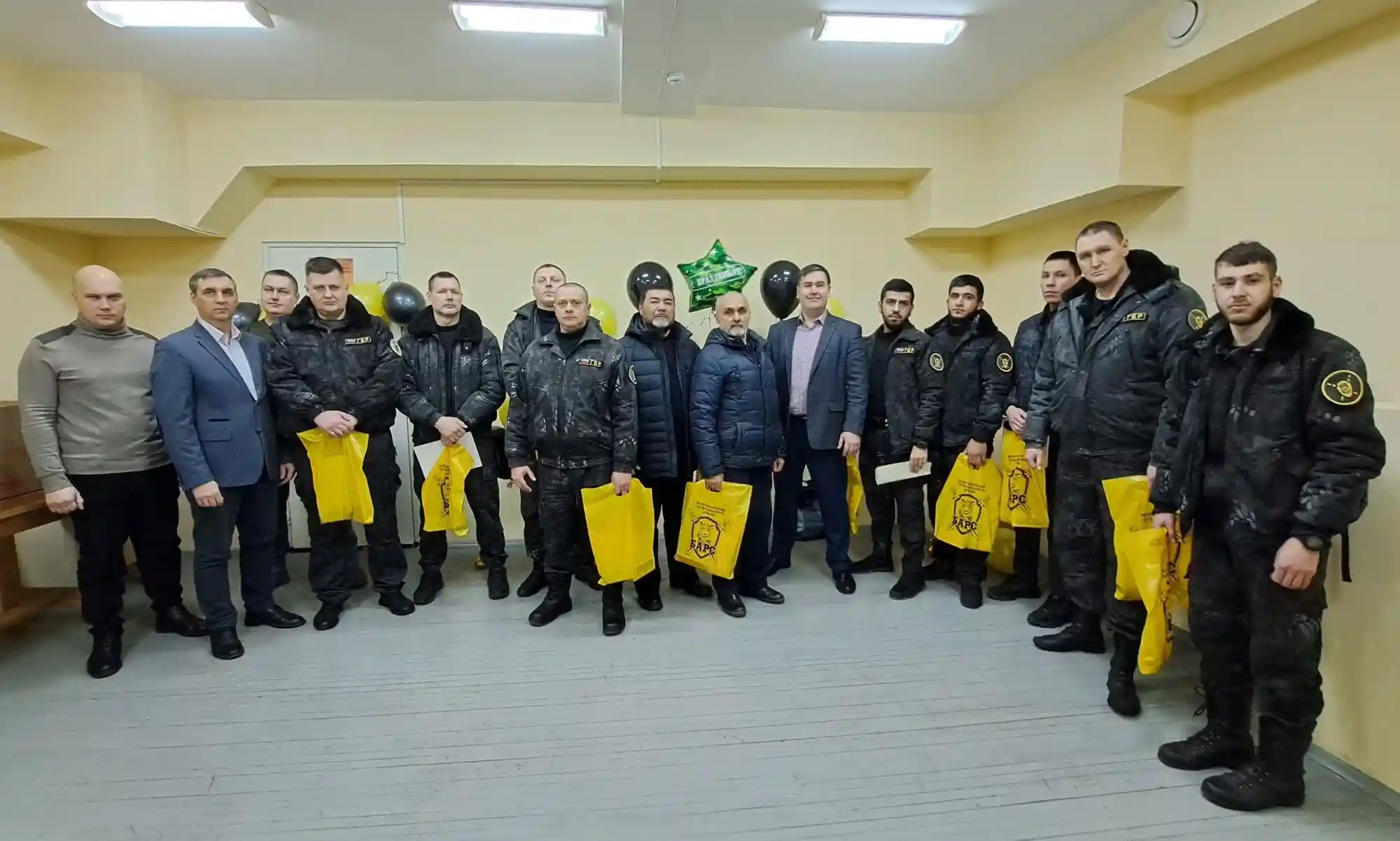 В «Барсе» поздравили мужчин с Днем защитника Отечества