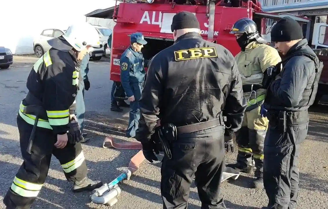 Обучение добровольных пожарных "Барс"