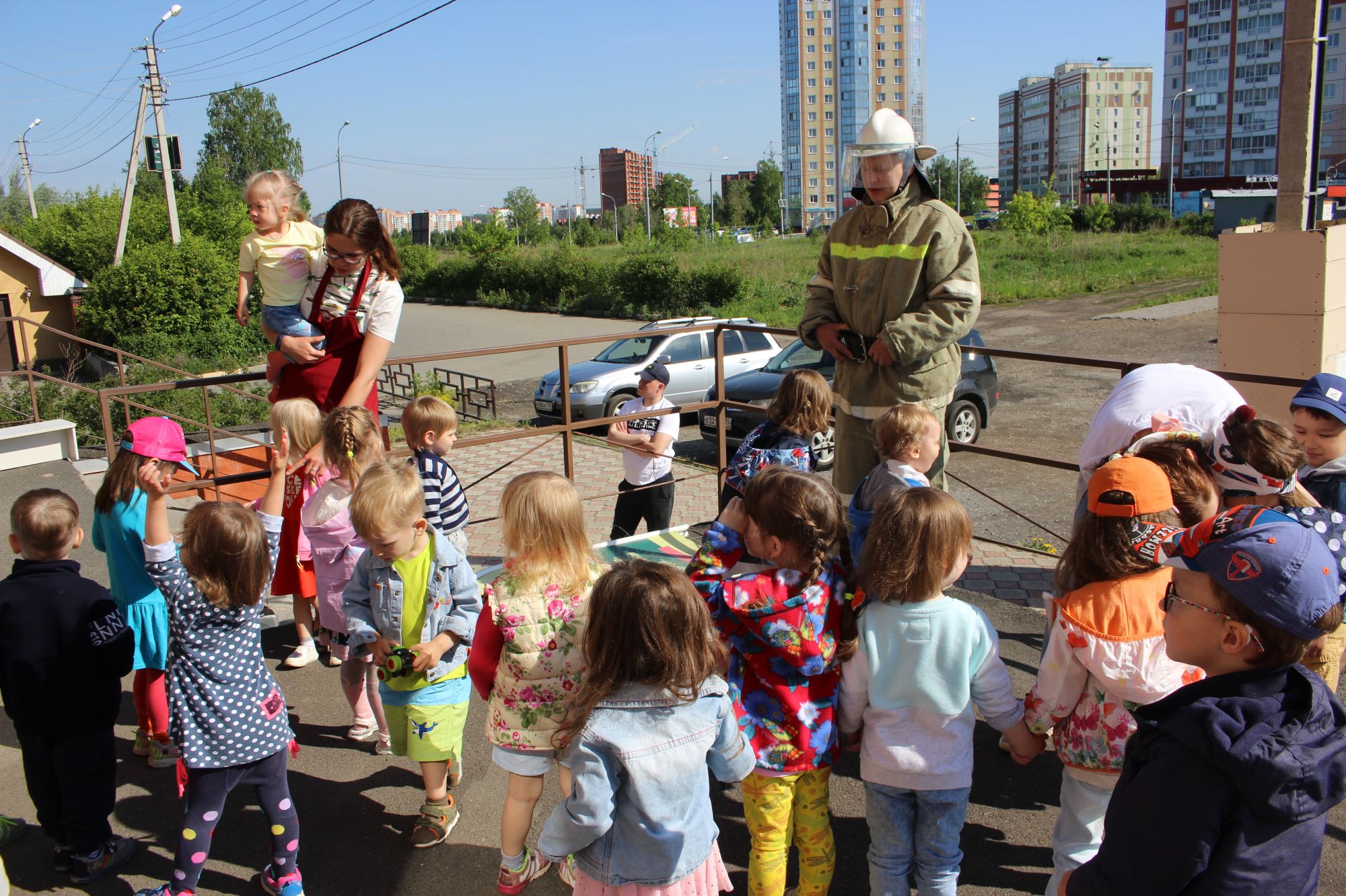 «Барс» провел тренировку по эвакуации на случай пожара в детском саду 
