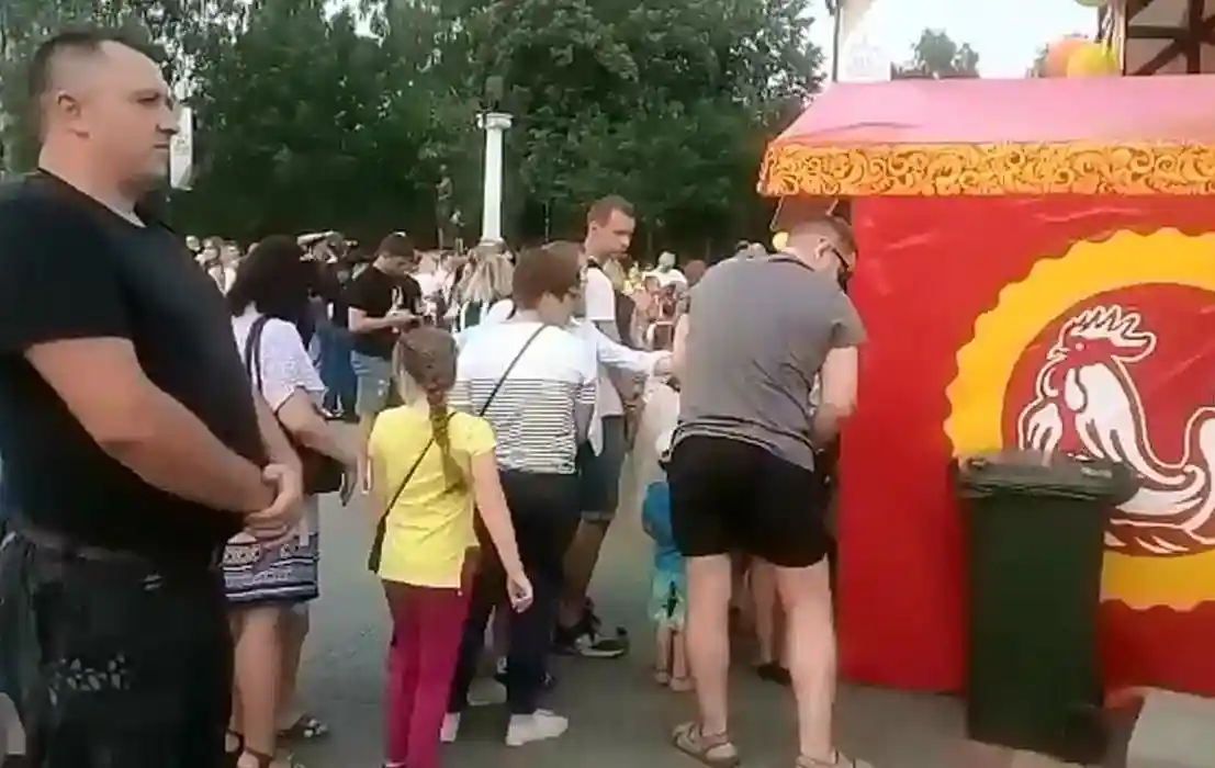 Охрана на празднике "Сибирских блинов"